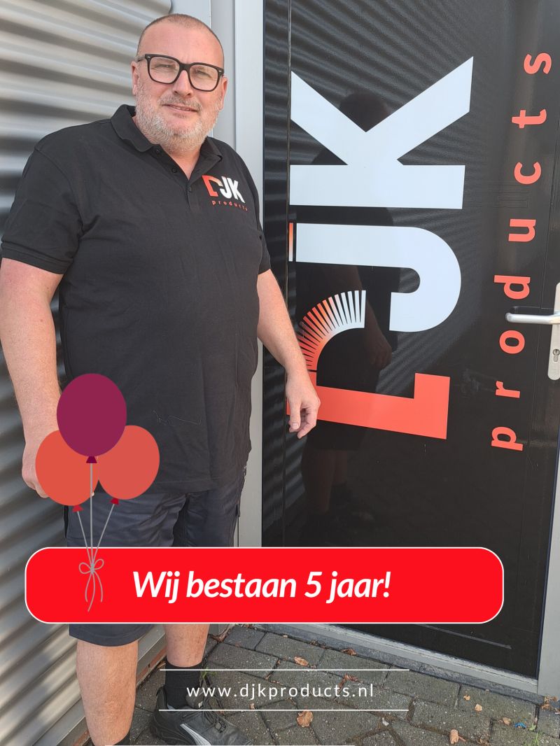 DJK Products bestaat 5 jaar